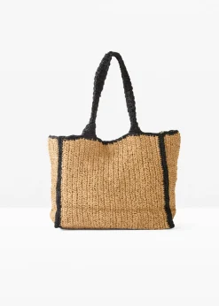 Bolso shopper de paja