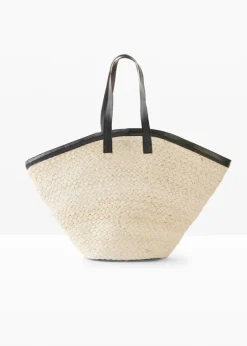 Bolso shopper de paja