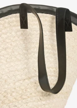 Bolso shopper de paja