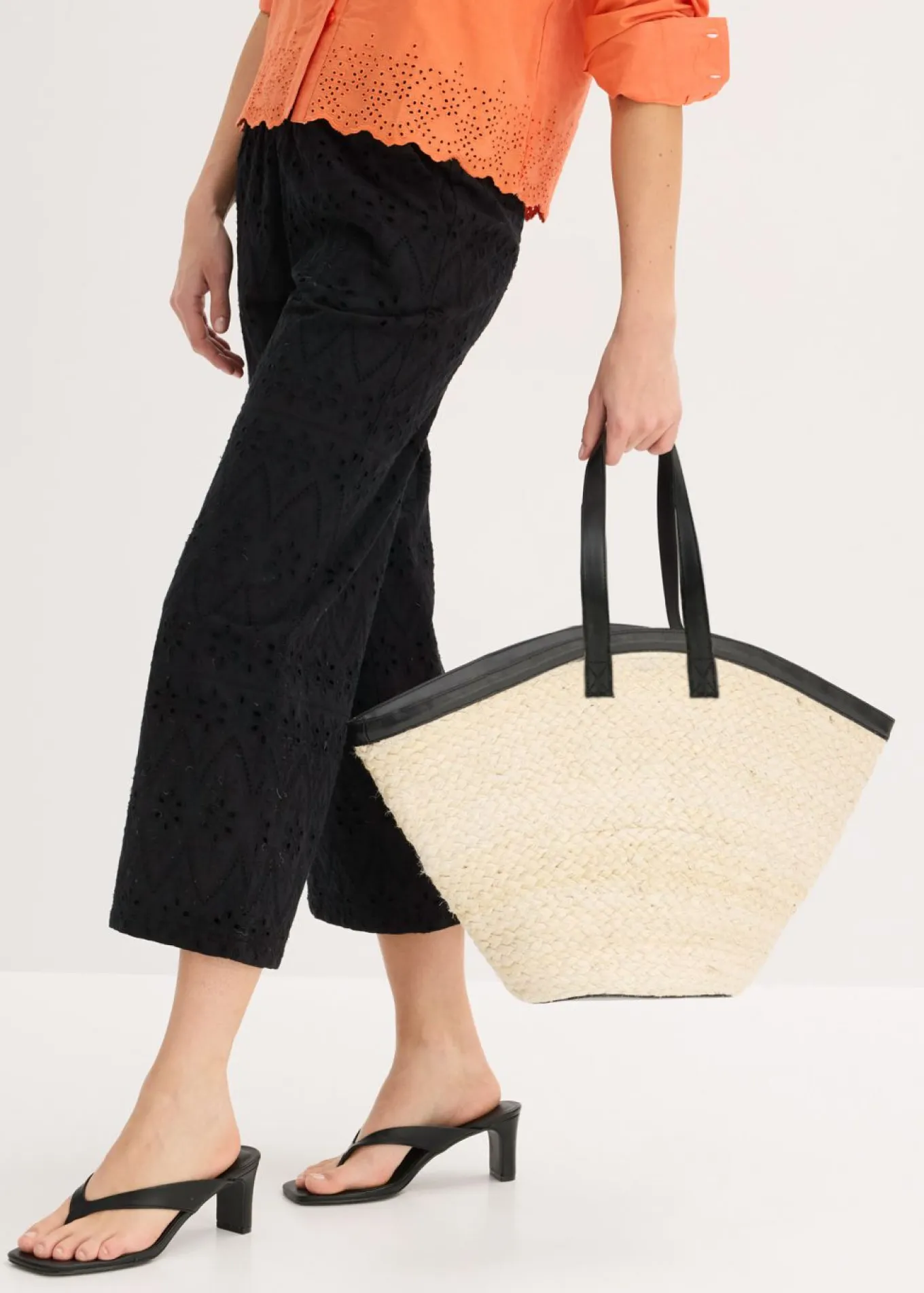 Bolso shopper de paja