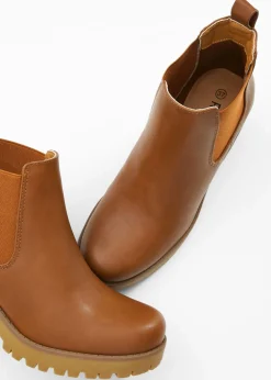 Botas Chelsea con tacón ancho