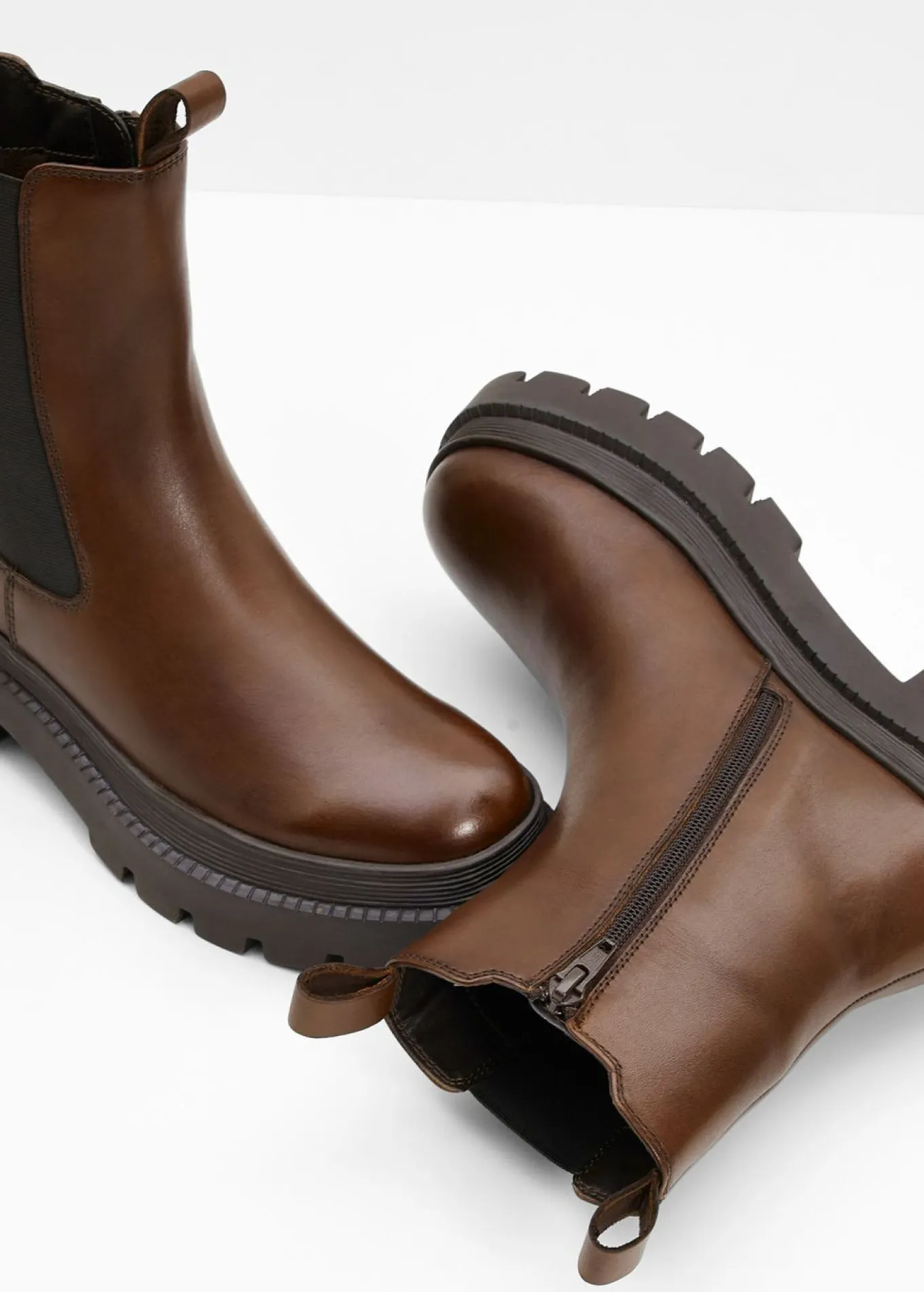 Botas Chelsea de cuero