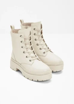 Botas con cordones y suela perfilada