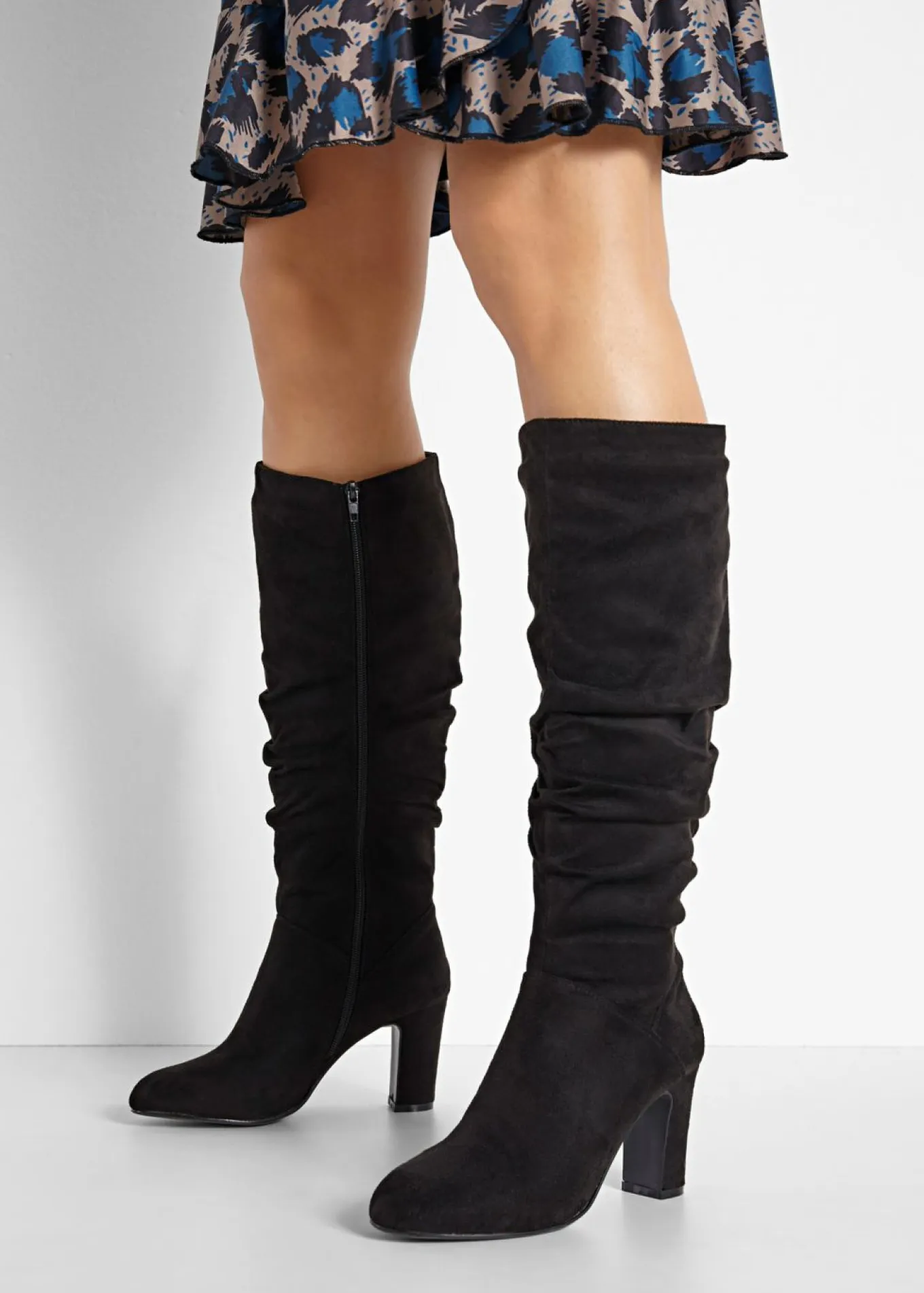 Botas con fruncido