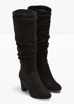 Botas con fruncido