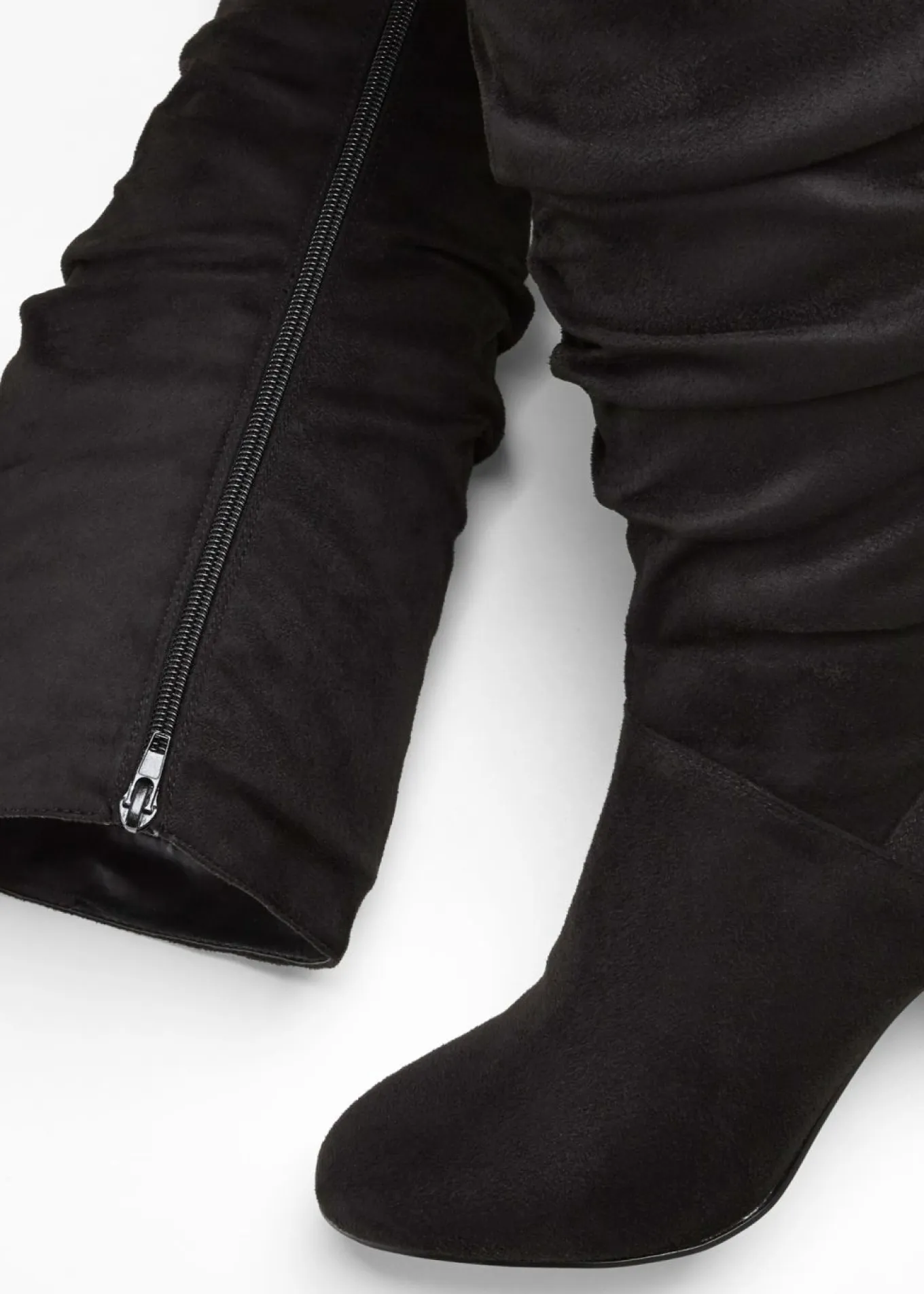 Botas con fruncido