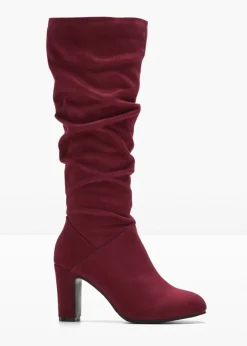 Botas con fruncido