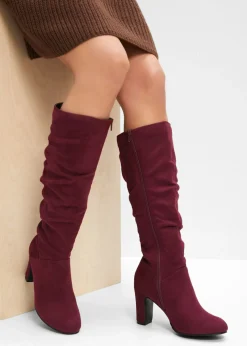 Botas con fruncido