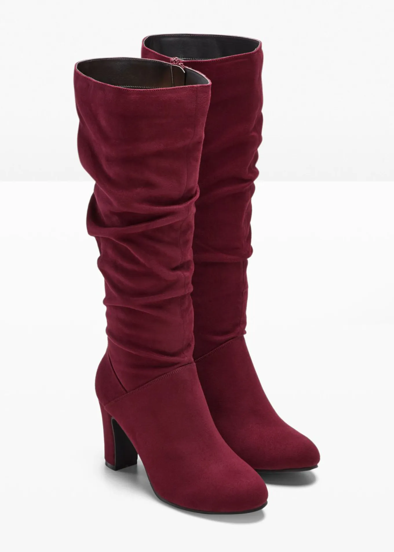 Botas con fruncido