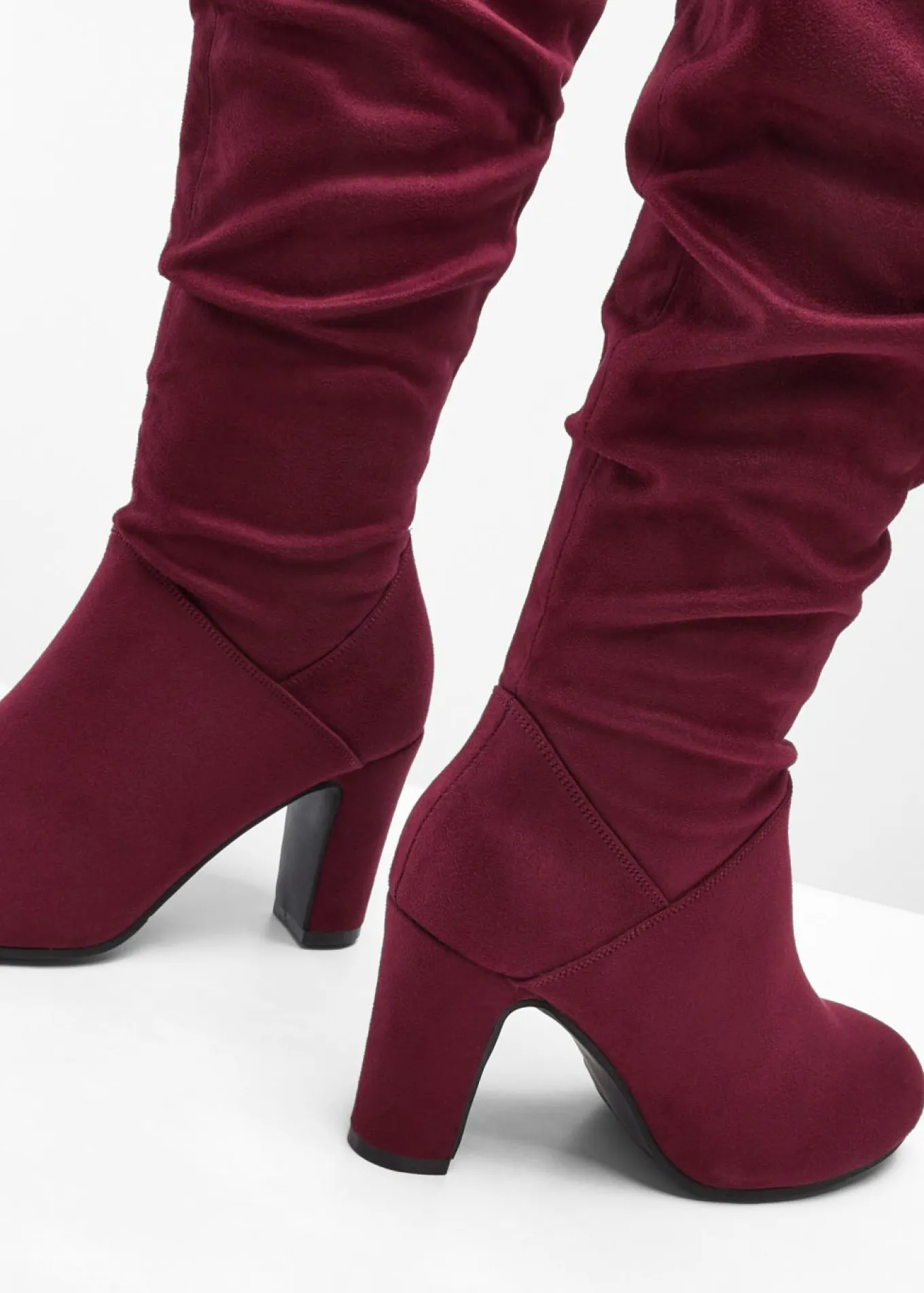 Botas con fruncido