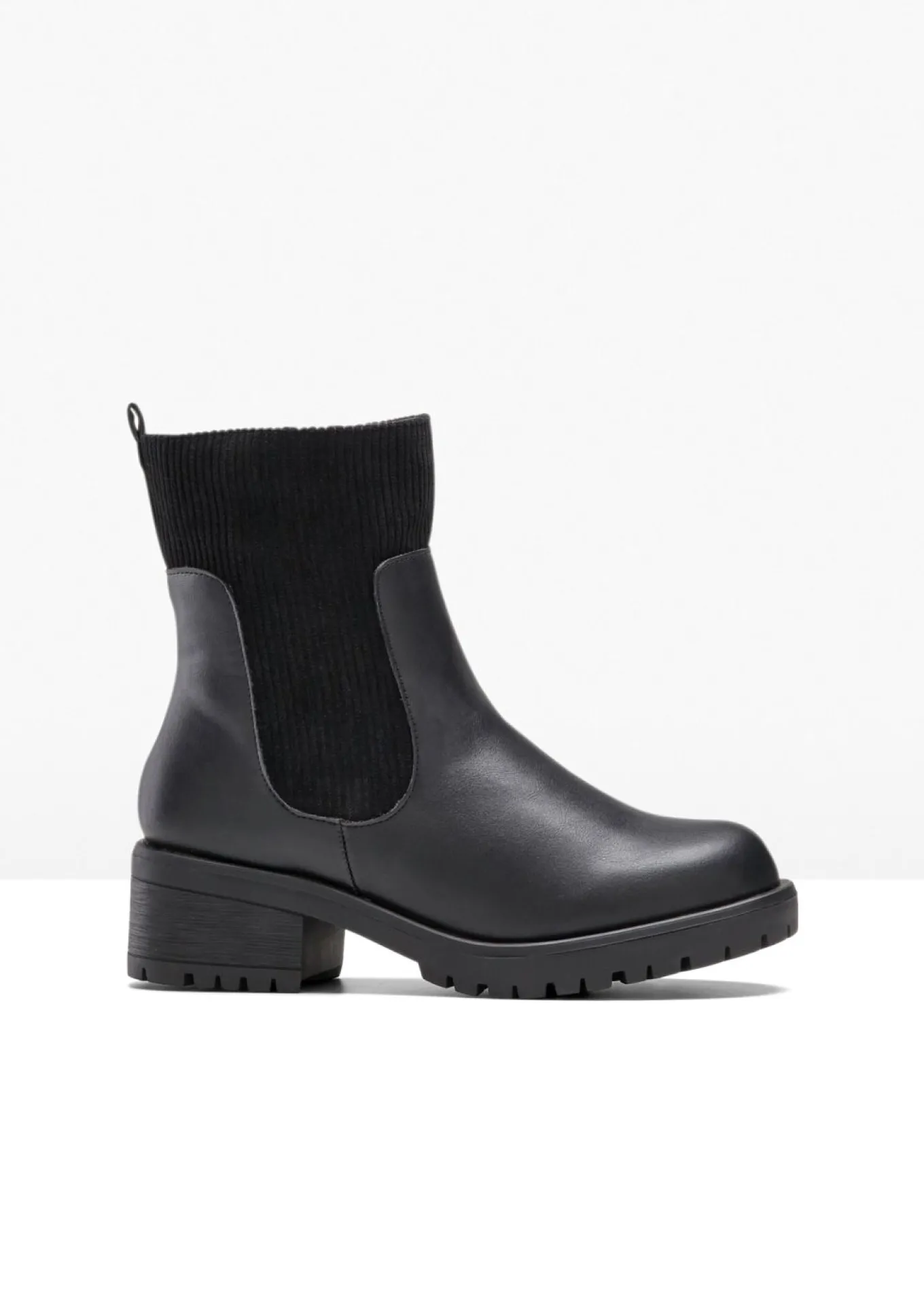 Botas con inserto de pana