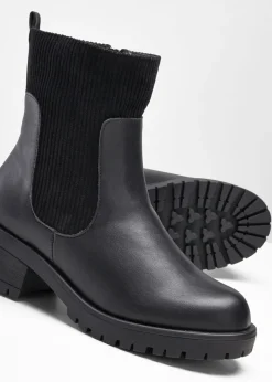 Botas con inserto de pana