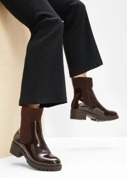 Botas con inserto de pana