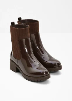 Botas con inserto de pana