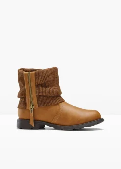 Botas con inserto de punto