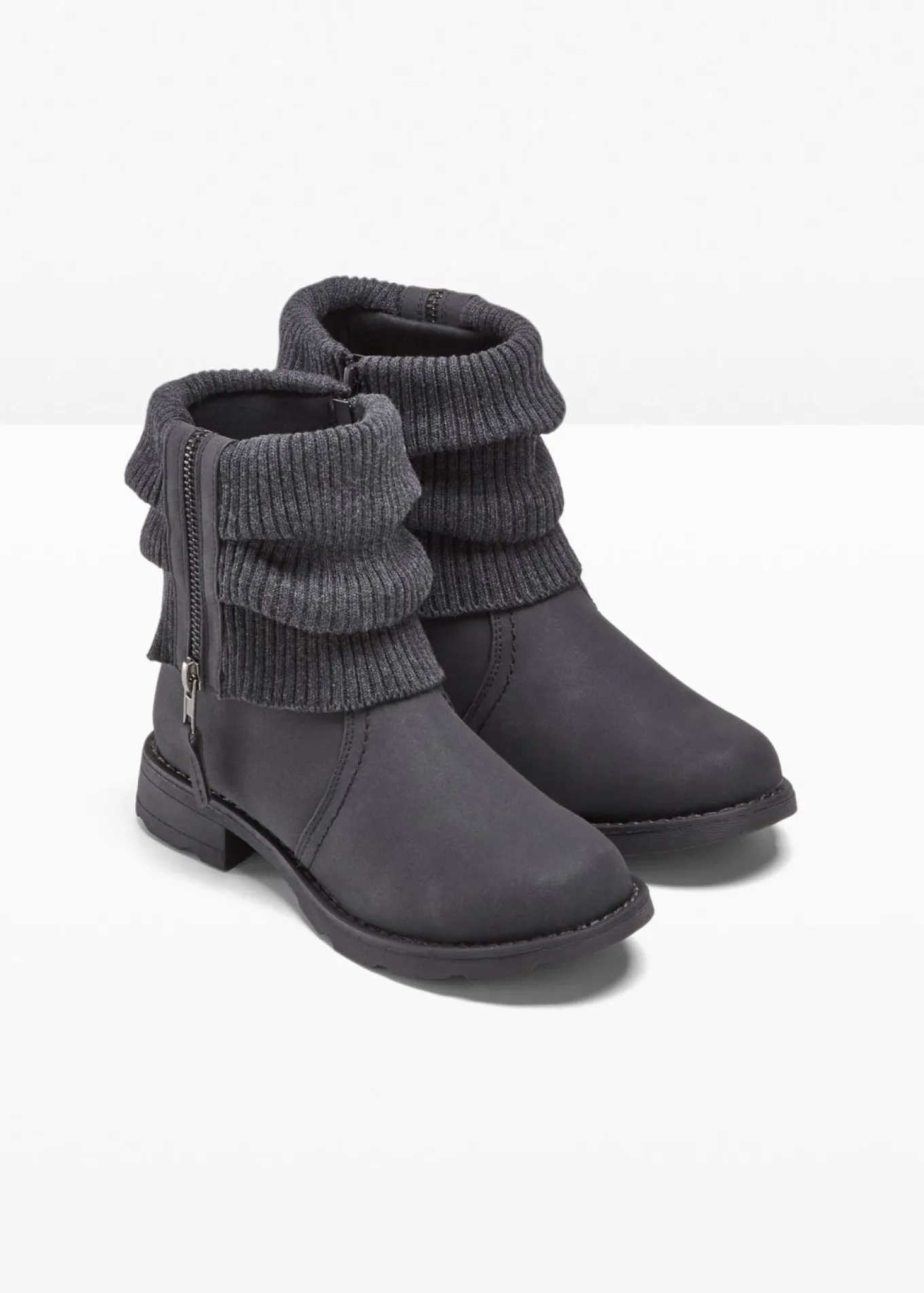 Botas con inserto de punto