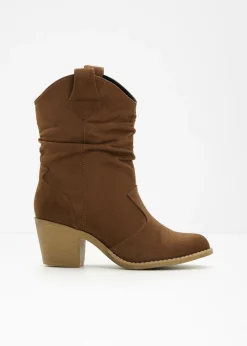 Botas de estilo cowboy con fruncido
