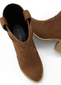 Botas de estilo cowboy con fruncido