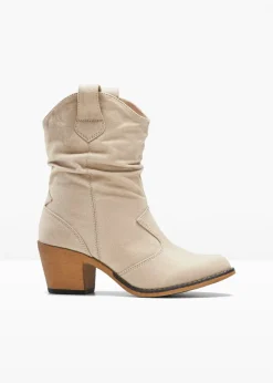 Botas de estilo cowboy con fruncido