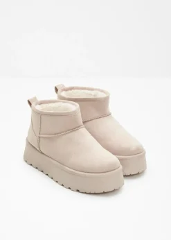 Botas de plataforma forradas