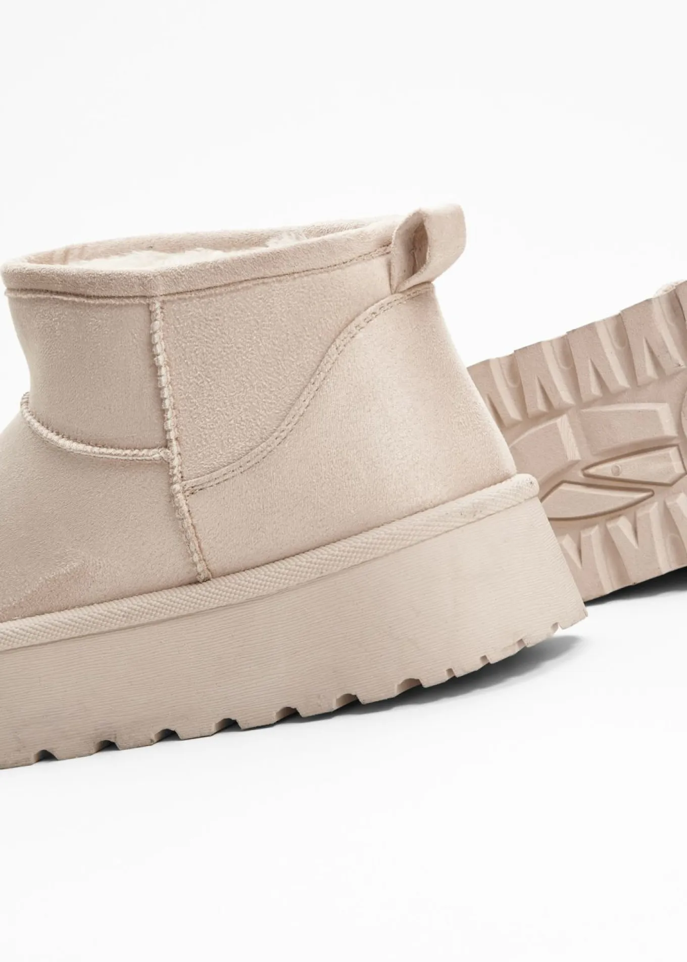 Botas de plataforma forradas