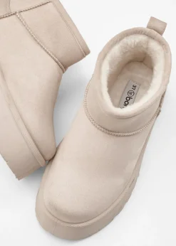 Botas de plataforma forradas