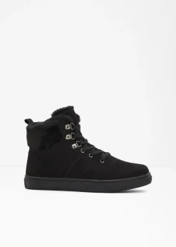 Botas forradas con cordones