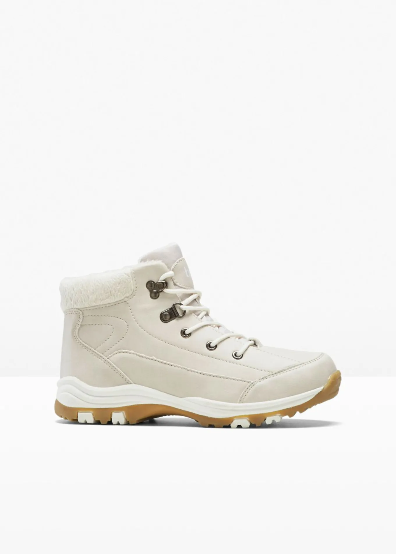 Botas forradas con cordones