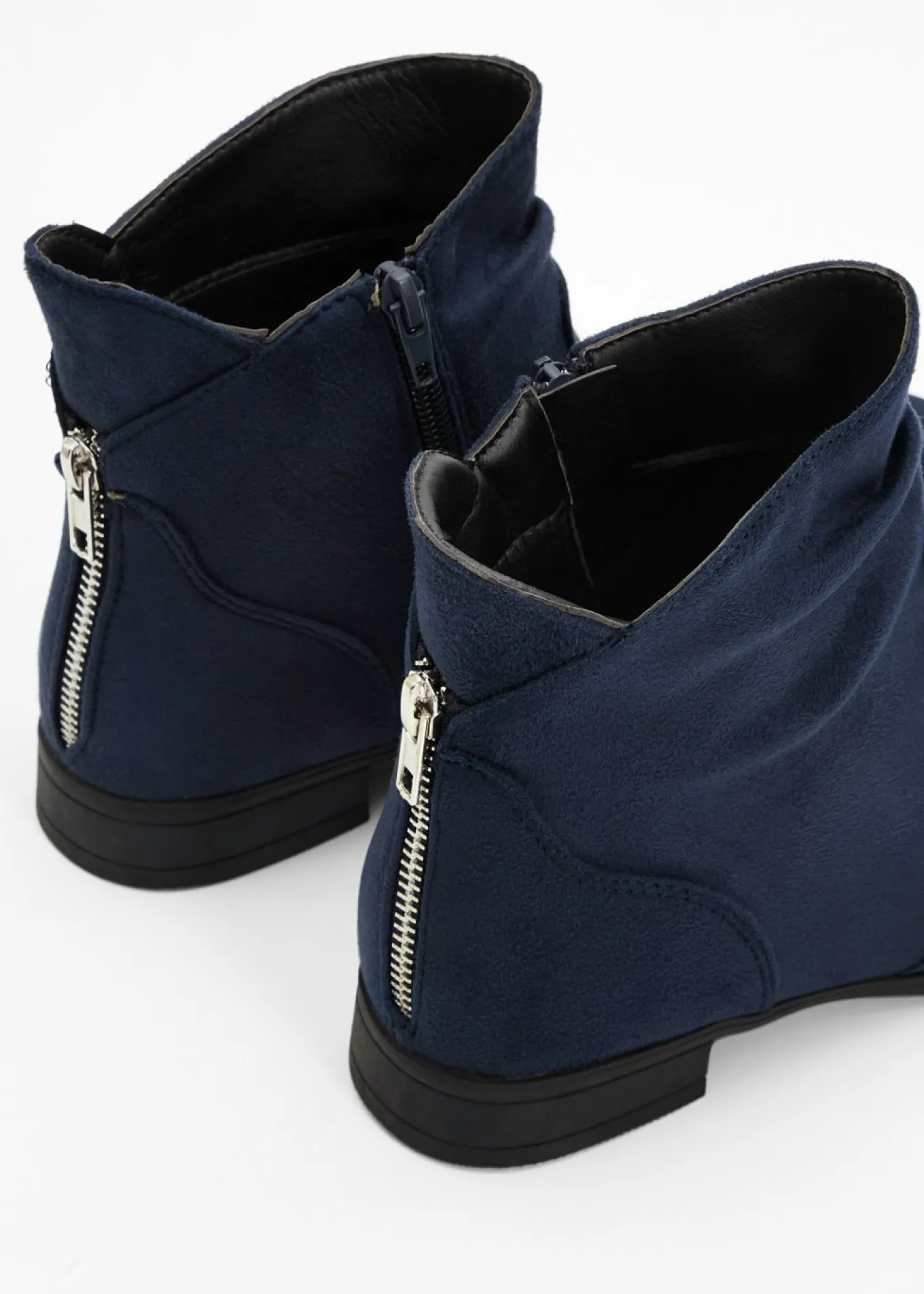 Botines con fruncido
