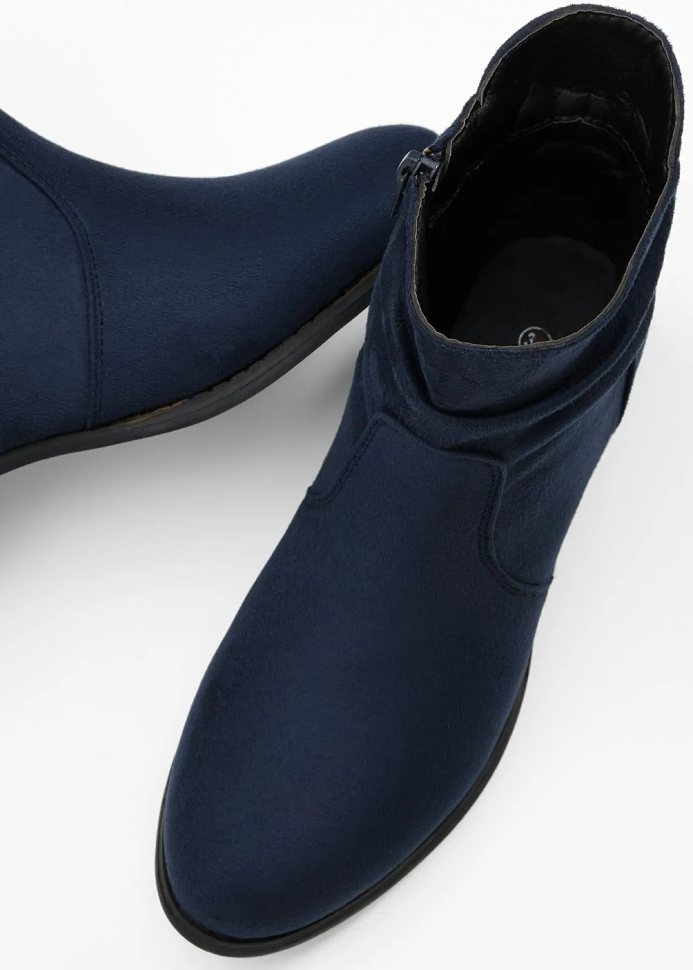 Botines con fruncido