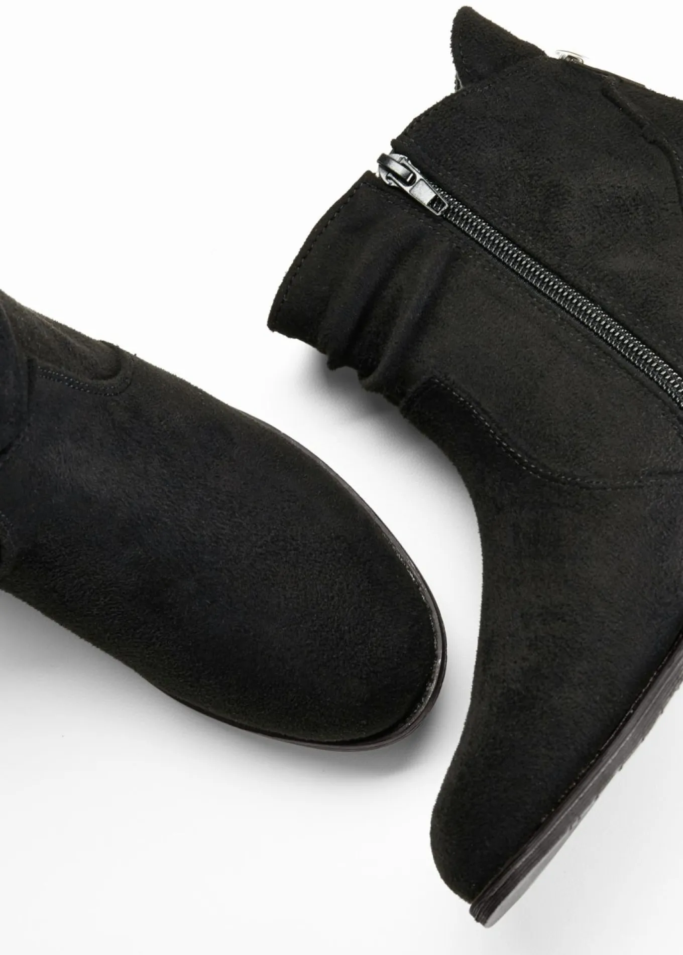 Botines con fruncido