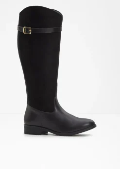Botines de caña ancha