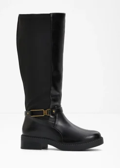 Botines de caña ancha