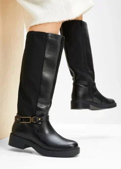 Botines de caña ancha