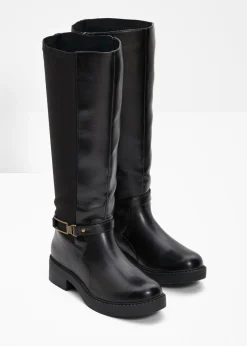 Botines de caña ancha