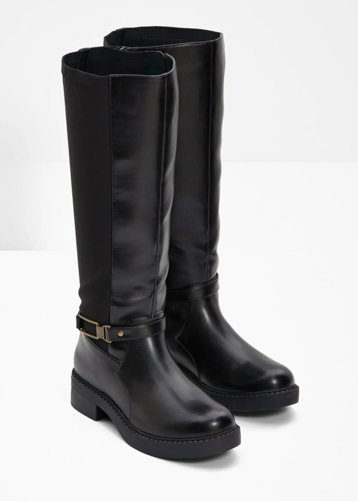 Botines de caña ancha