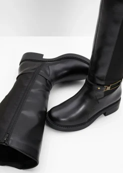 Botines de caña ancha