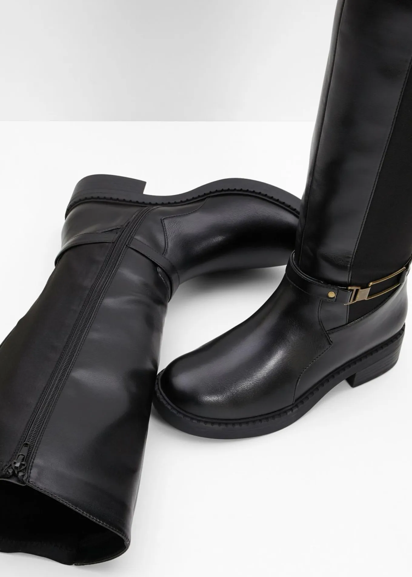 Botines de caña ancha