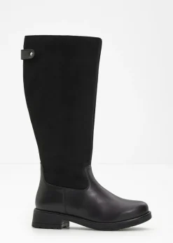 Botines de caña ancha