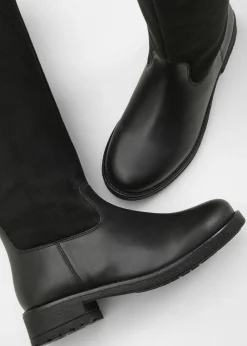 Botines de caña ancha