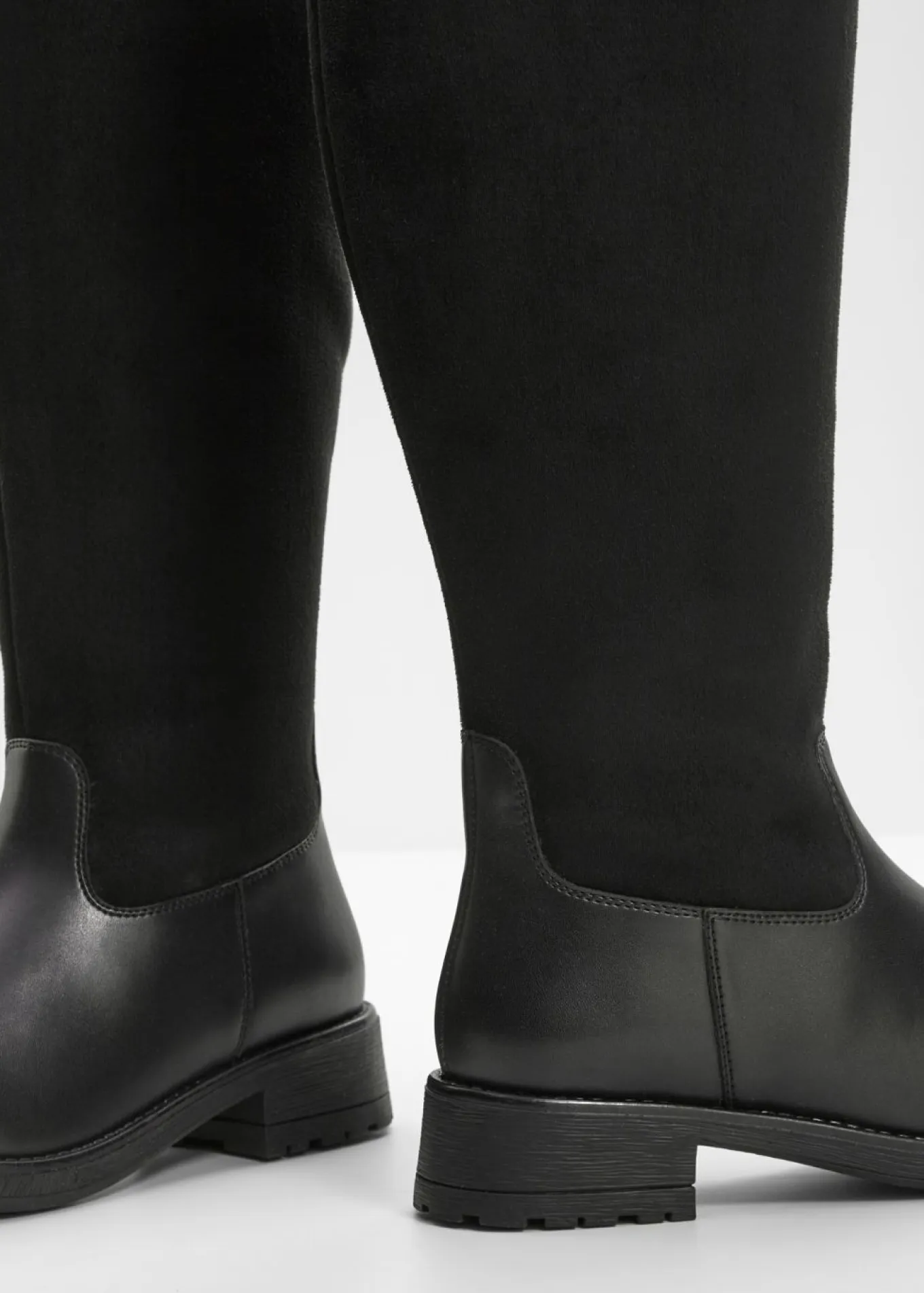 Botines de caña ancha