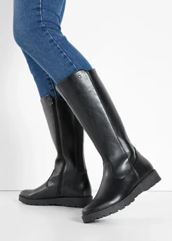 Botines de caña ancha