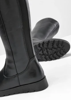 Botines de caña ancha