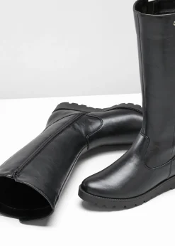 Botines de caña ancha