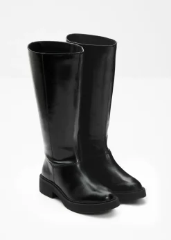 Botines de caña ancha