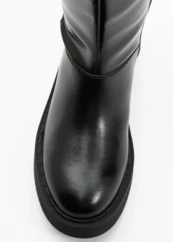 Botines de caña ancha