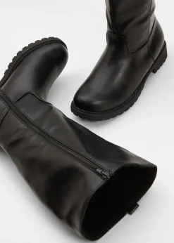 Botines de caña ancha