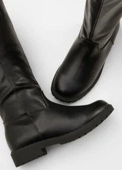 Botines de caña ancha