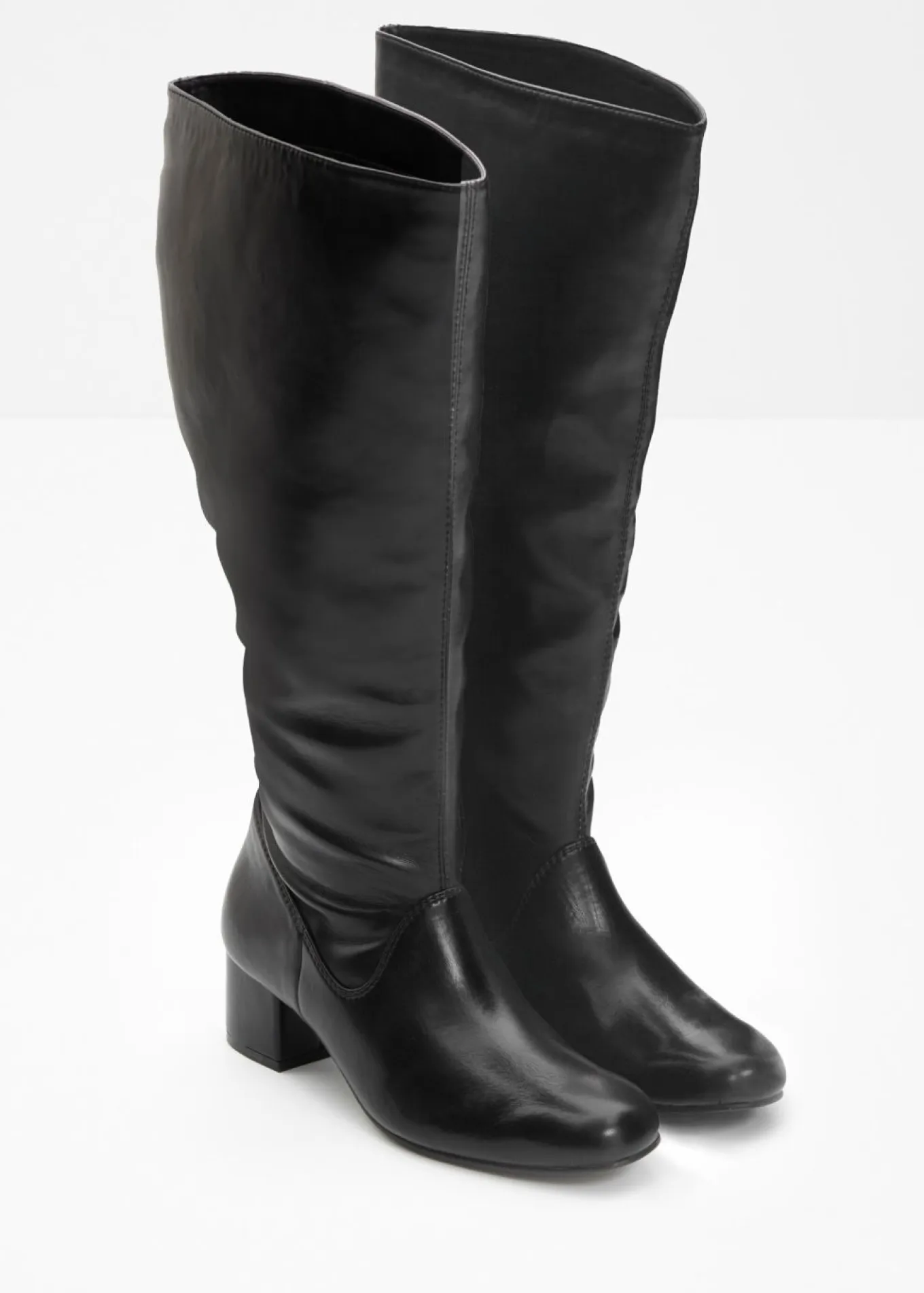 Botines de caña ancha