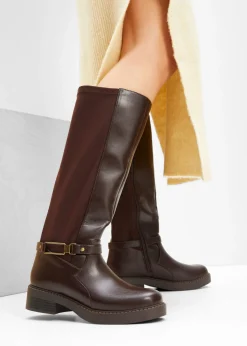 Botines de caña ancha